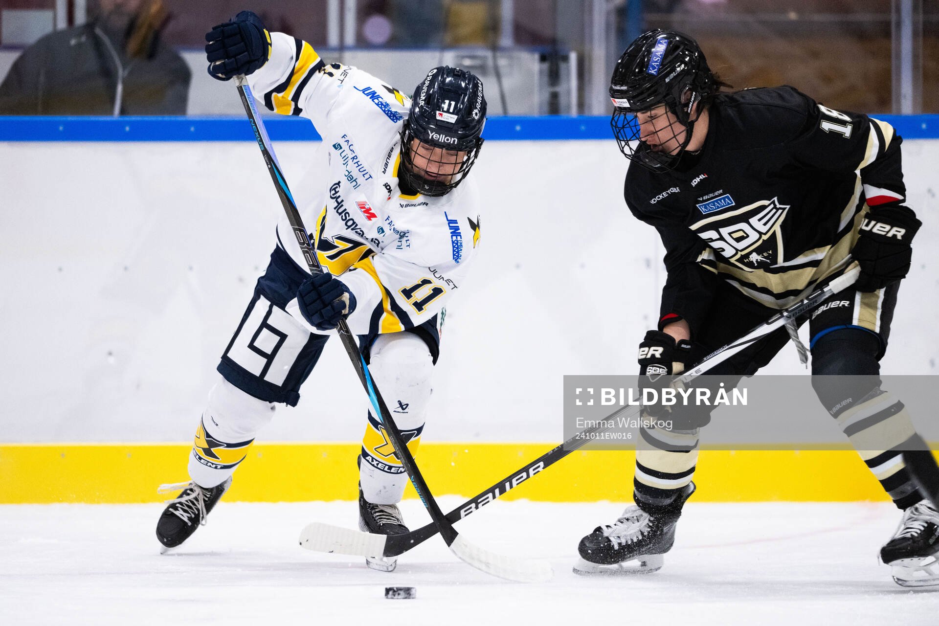 HV71s Alva Solberg och SDEs Malia Schneider
