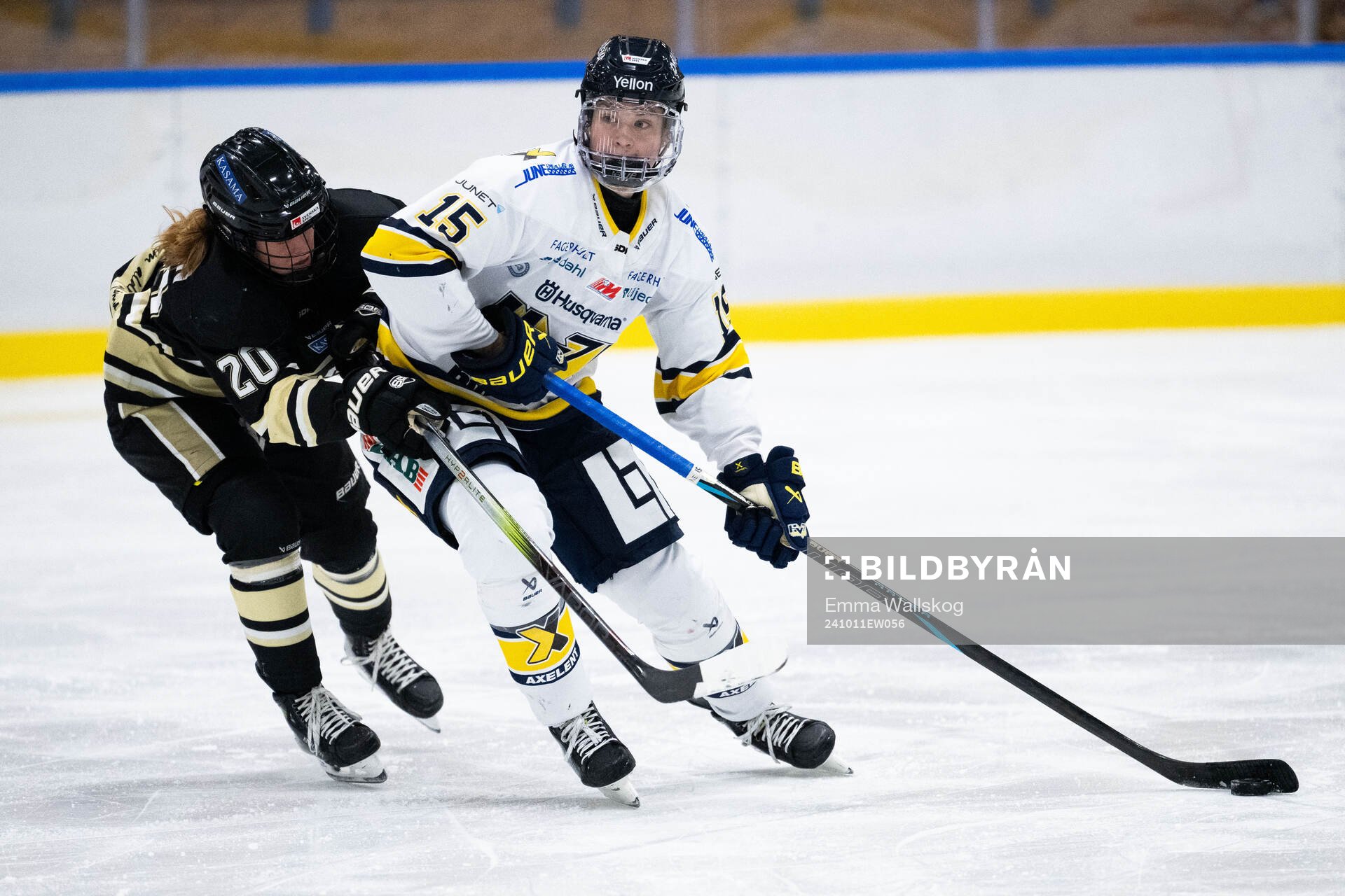 SDEs Andrea Kaspersen och HV71s Jessica Adolfsson
