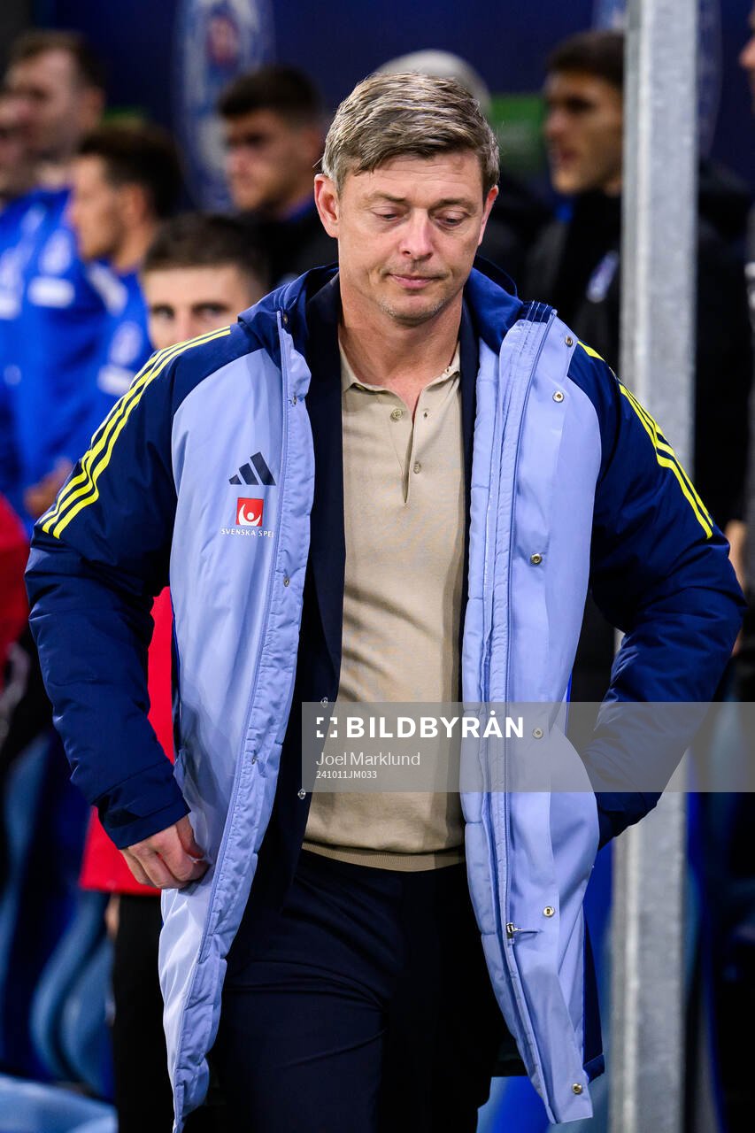 head coach Jon Dahl Tomasson of Sweden