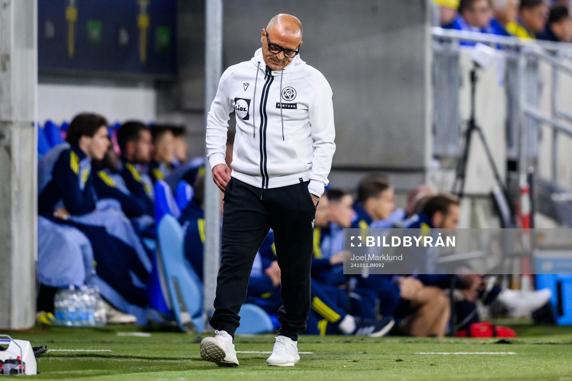 head coach Francesco Calzona of Slovakia