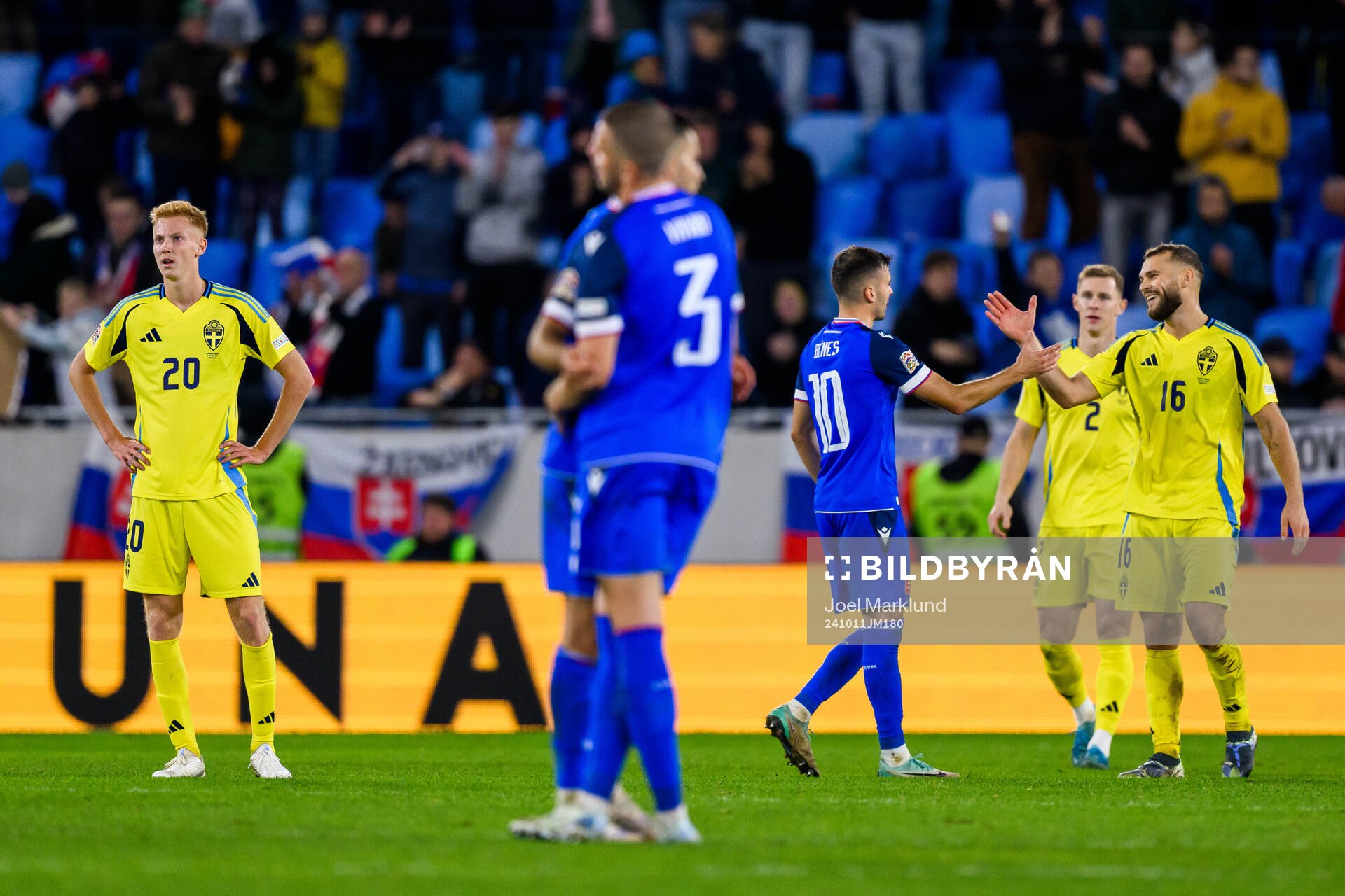 Hugo Larsson and Jesper Karlström of Sweden and Lászlo