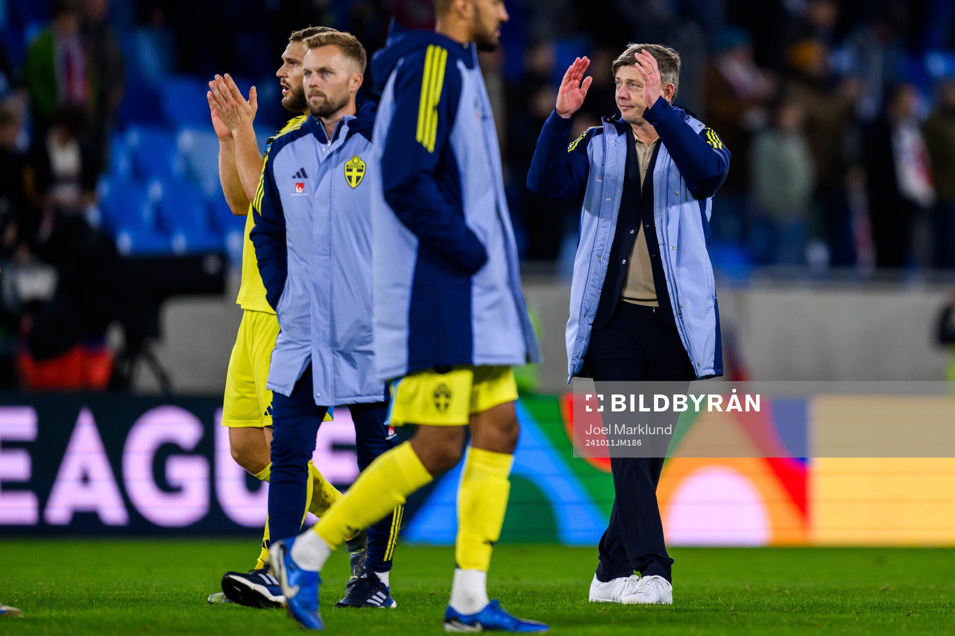 head coach Jon Dahl Tomasson of Sweden