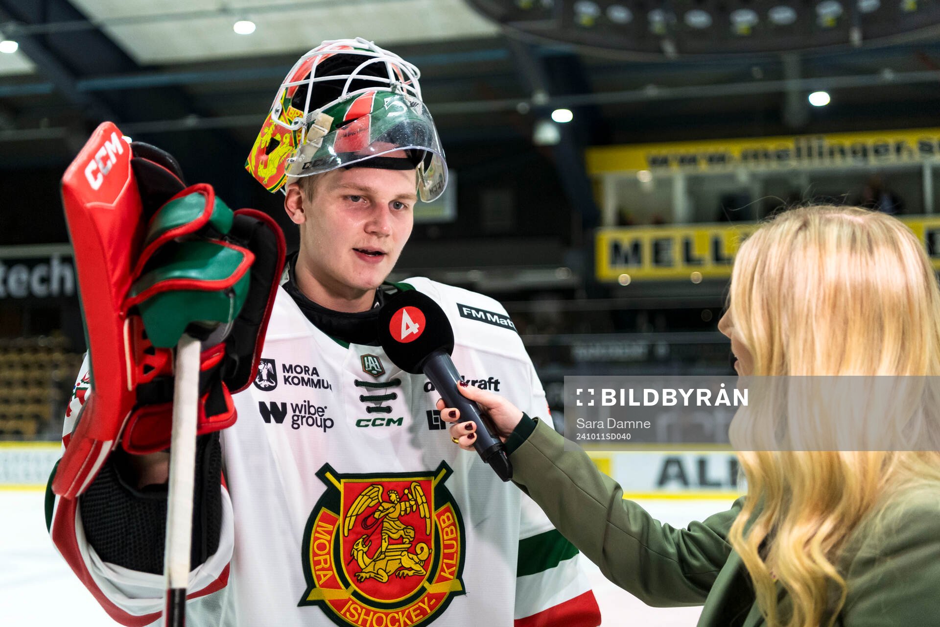 Moras målvakt Topias Leinonen