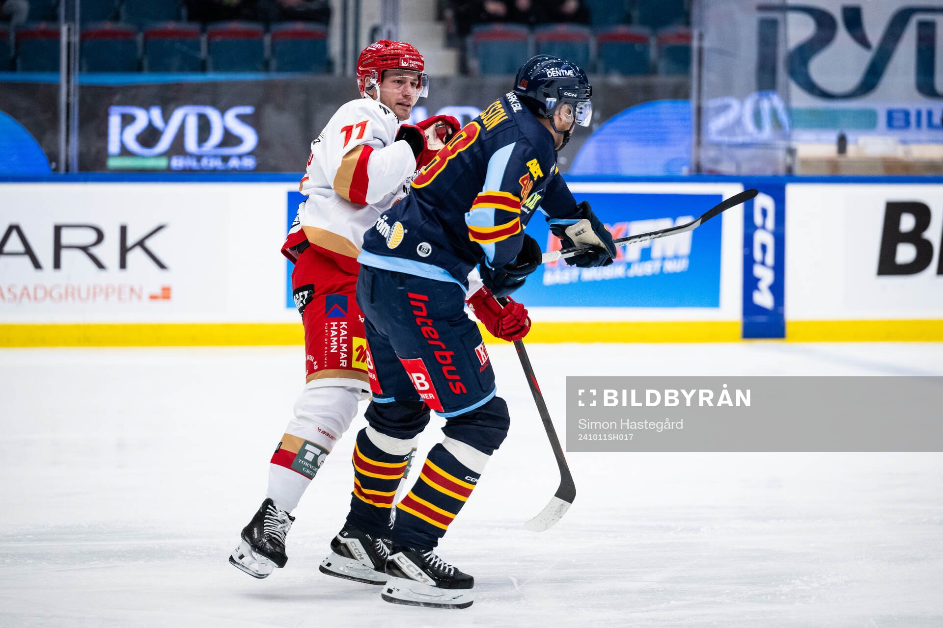 Kalmars Ludvig Jardeskog och Djurgårdens Dick Axelsson