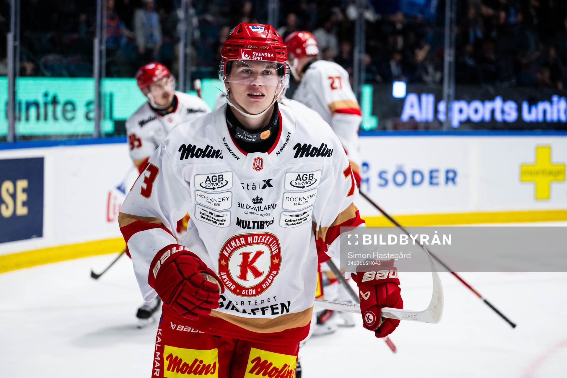 Kalmars Valdemar Johansson jublar