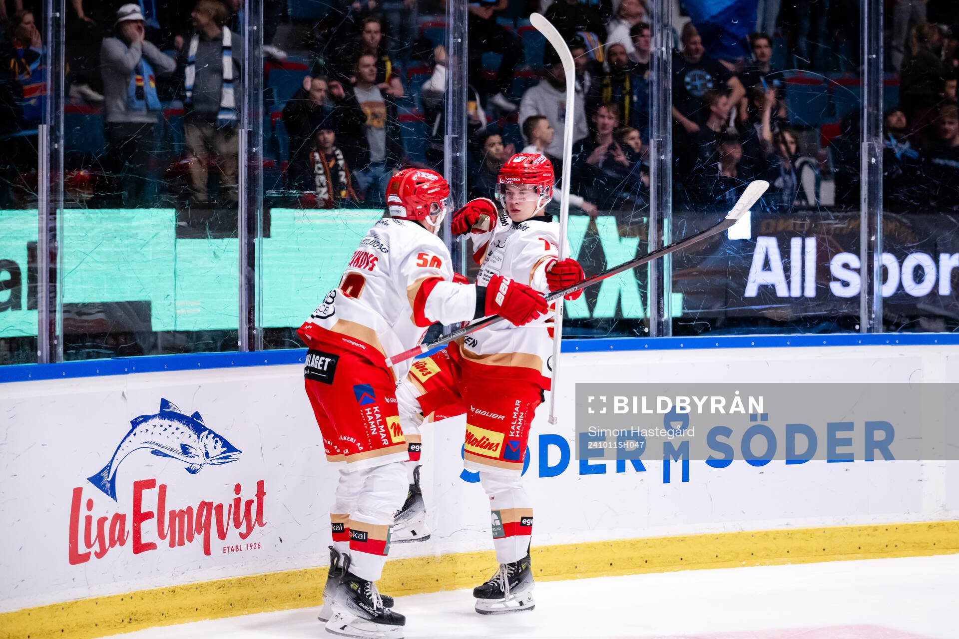 Kalmars Valdemar Johansson jublar