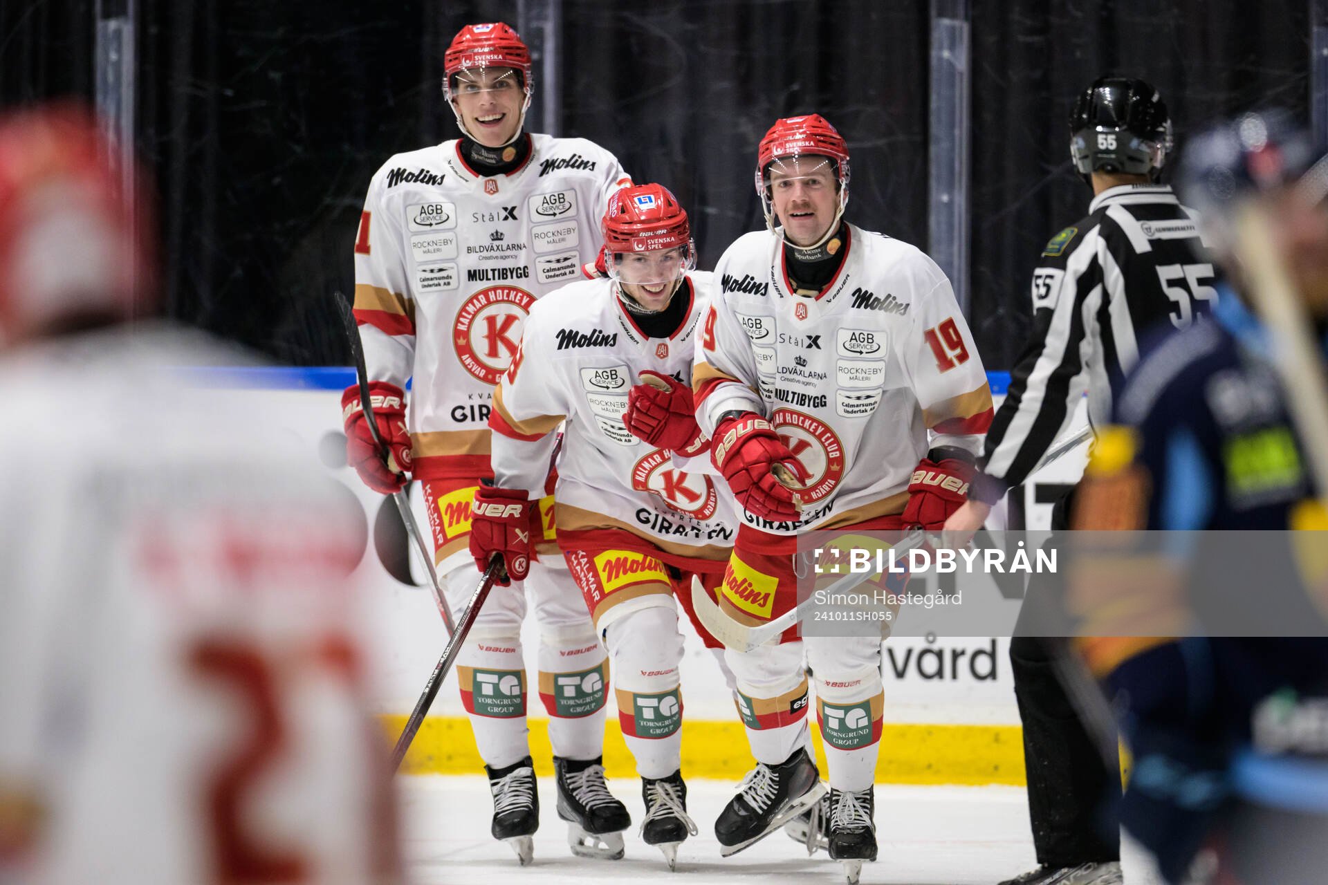 Kalmars Matt Fonteyne jublar