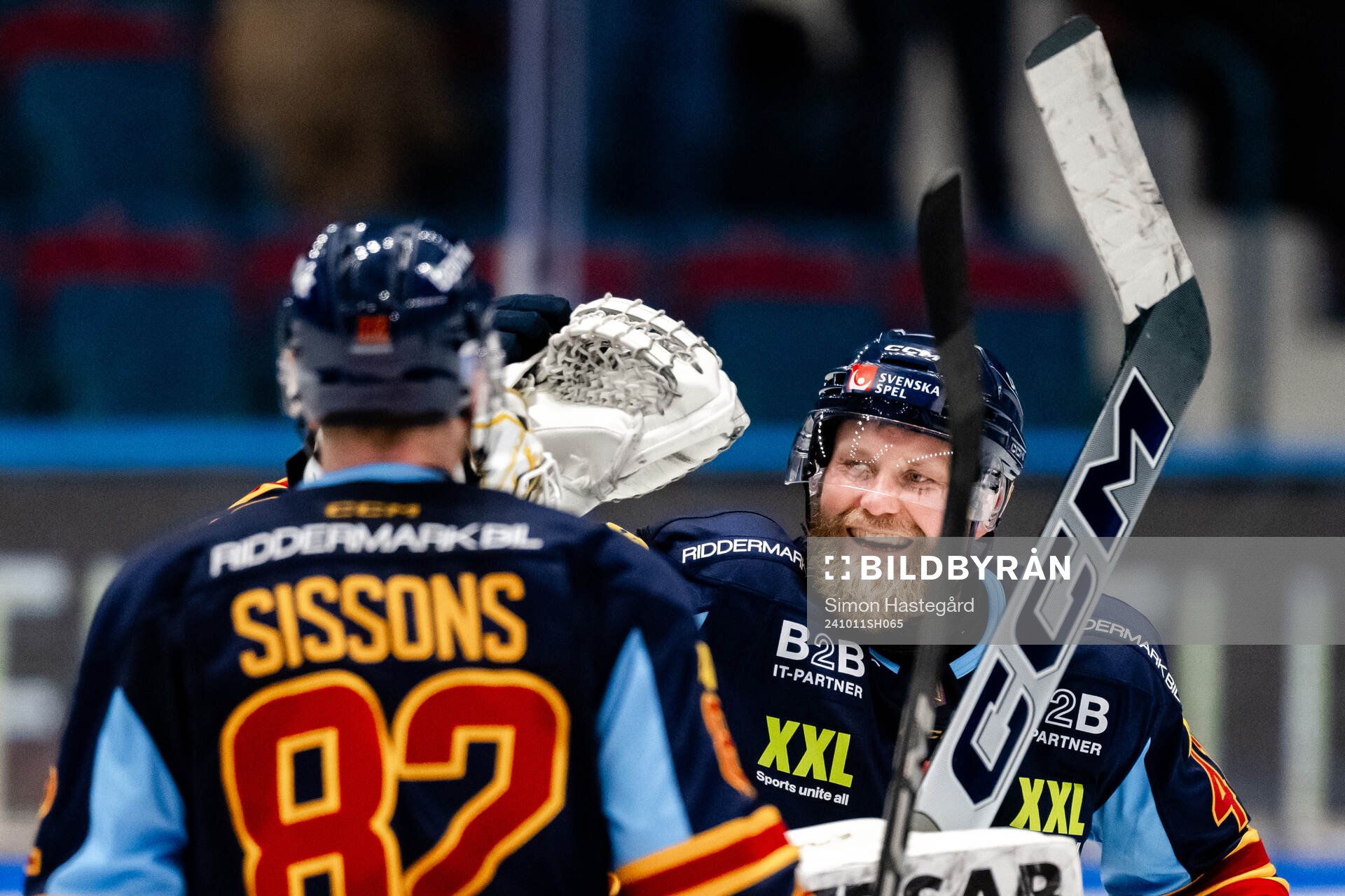 Djurgårdens Patrick Thoresen jublar