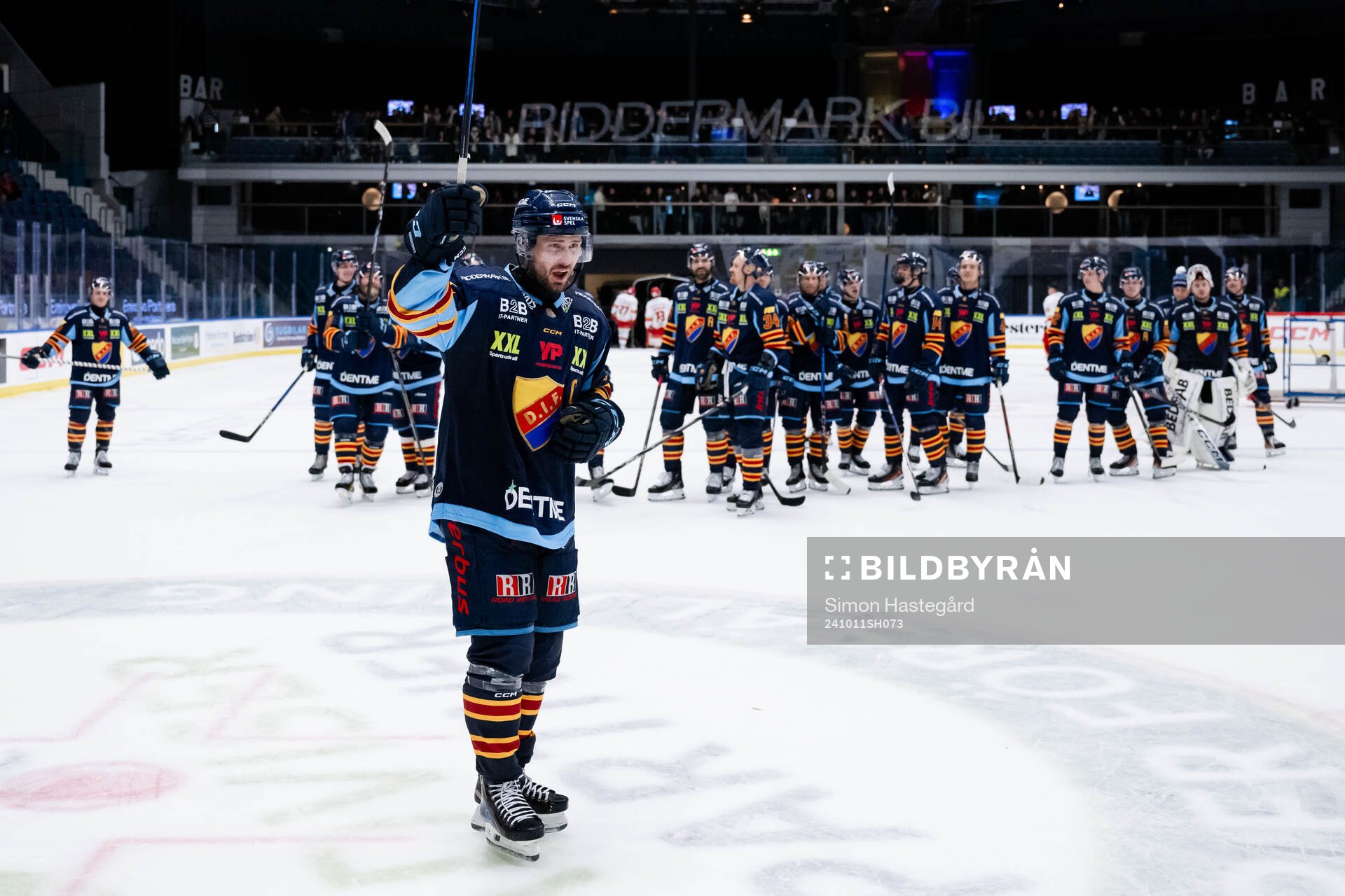 Djurgårdens Marcus Krüger jublar