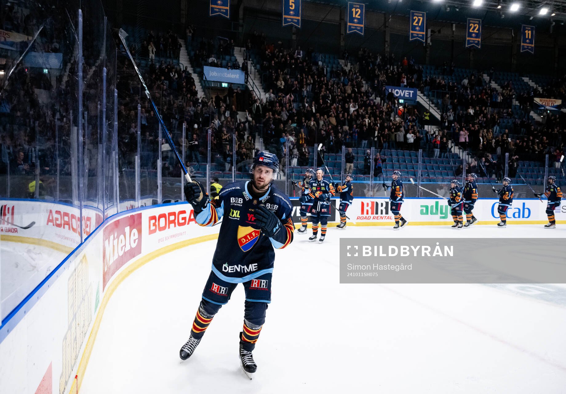 Djurgårdens Marcus Krüger jublar