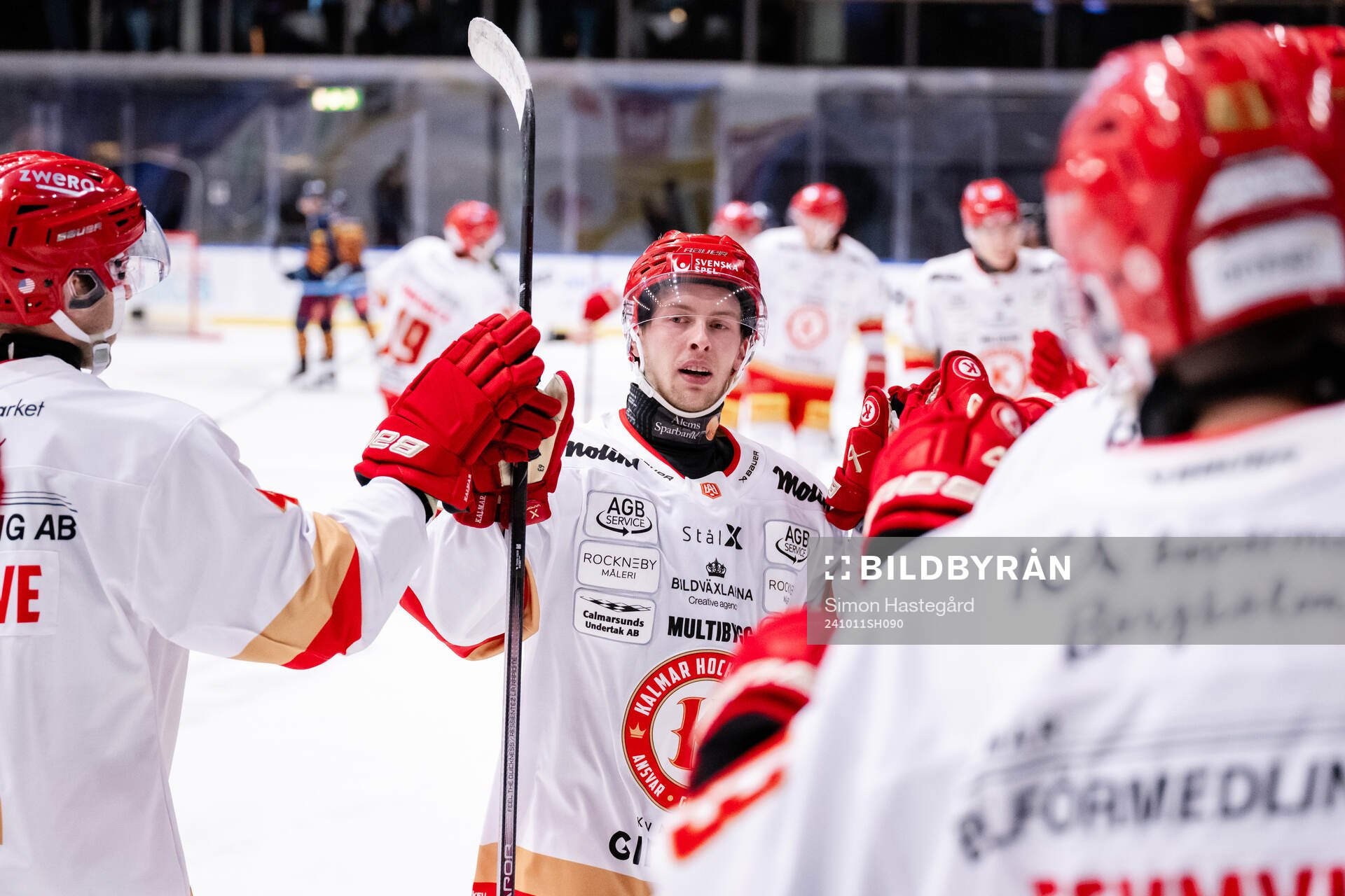 Kalmars Matt Fonteyne jublar
