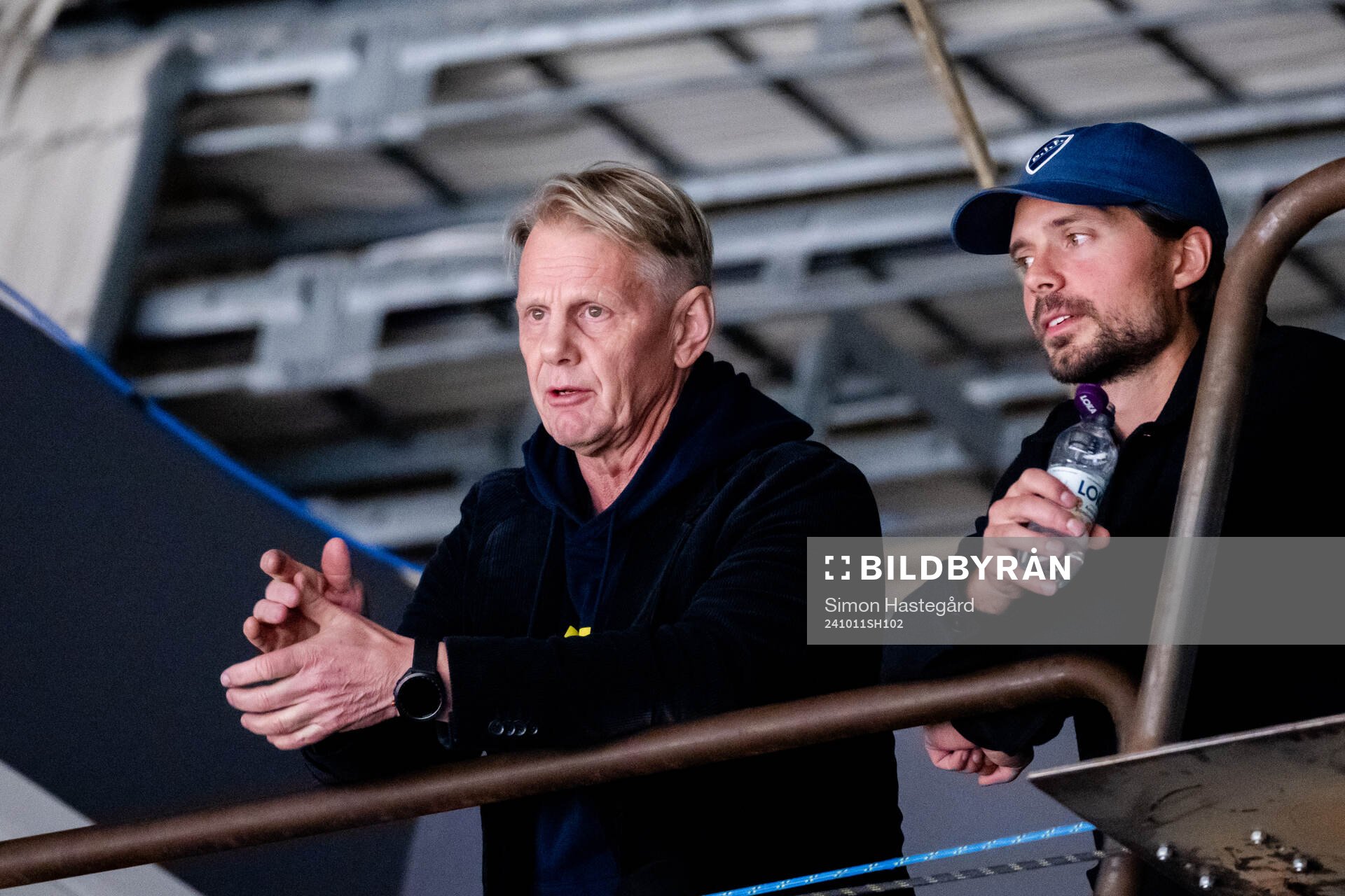 Djurgårdens sportchef  Niklas Wikegård och assisterande