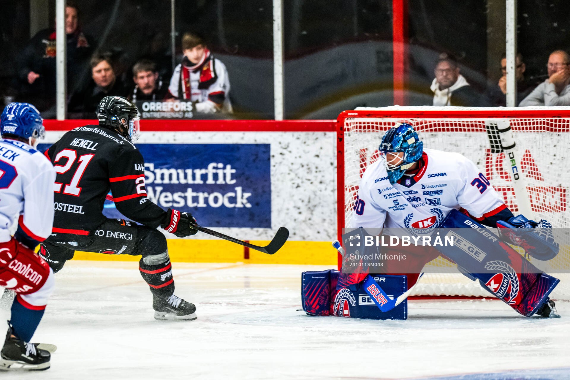 Nybros Otto Henell gör här 2-0