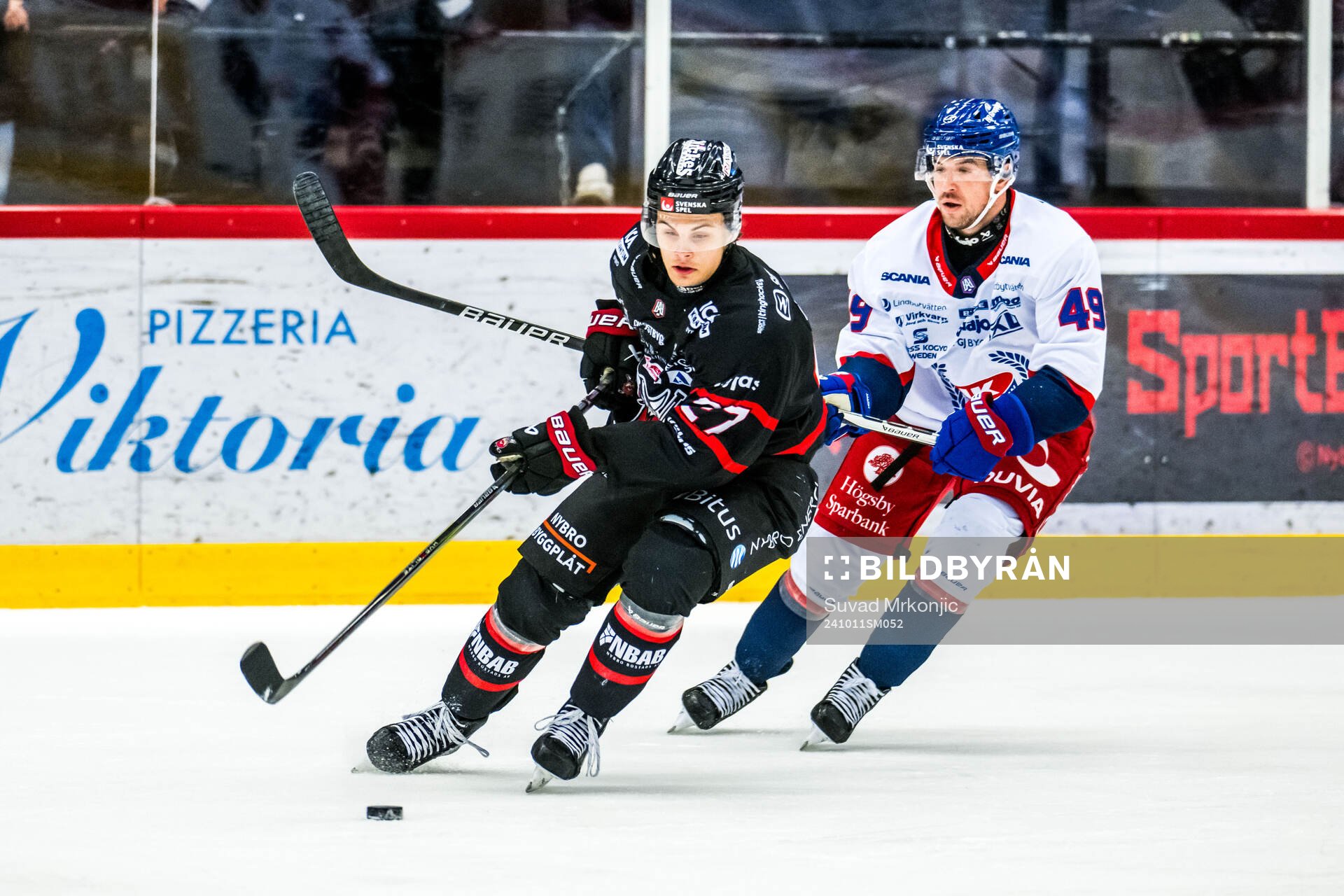 Nybros Alex Ciernik och IK Oskarshamns Michael Joyaux