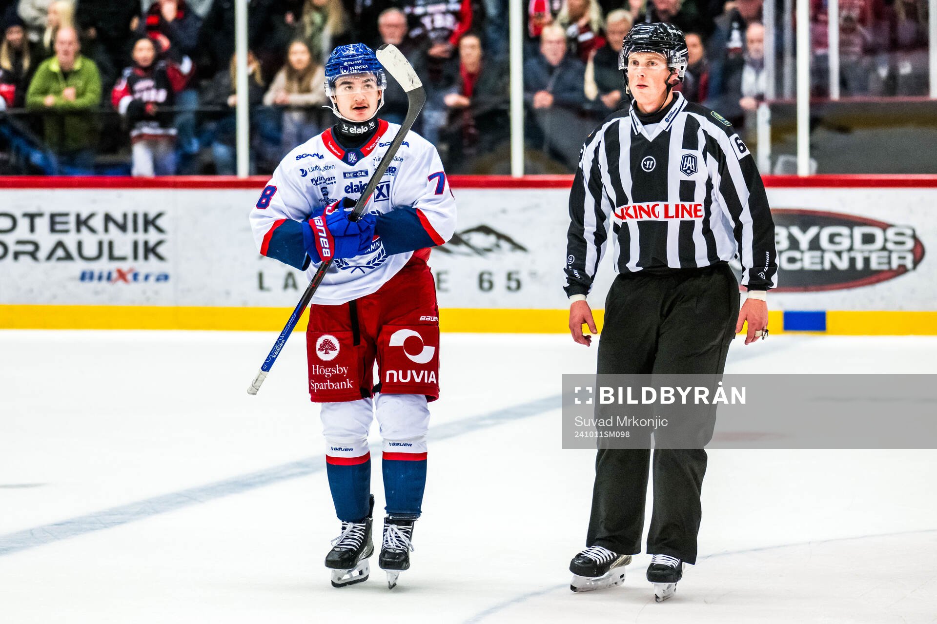 IK Oskarshamns Evan Weinger får matchstraff