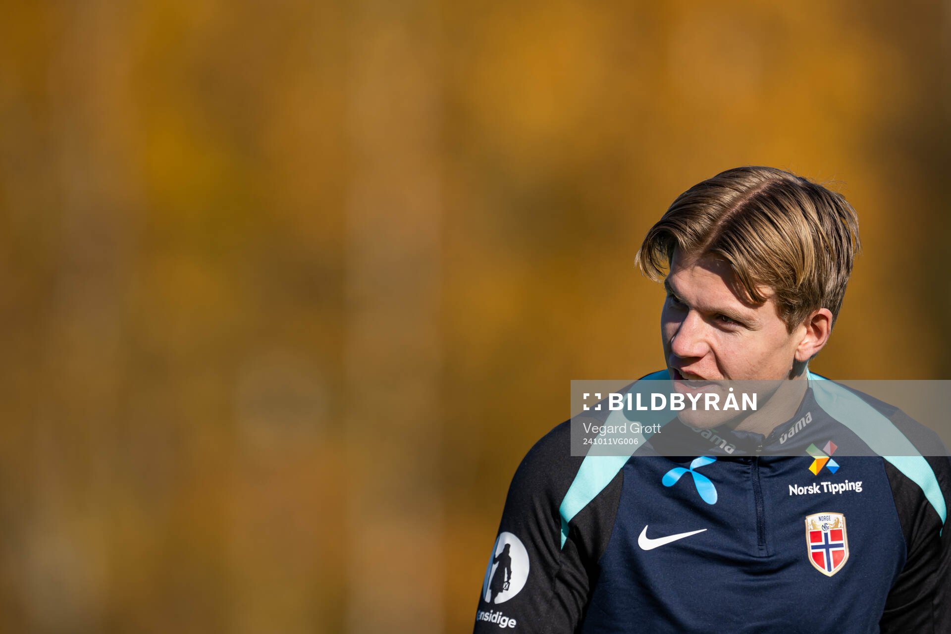 Jens Petter Hauge of the Norwegian national football team