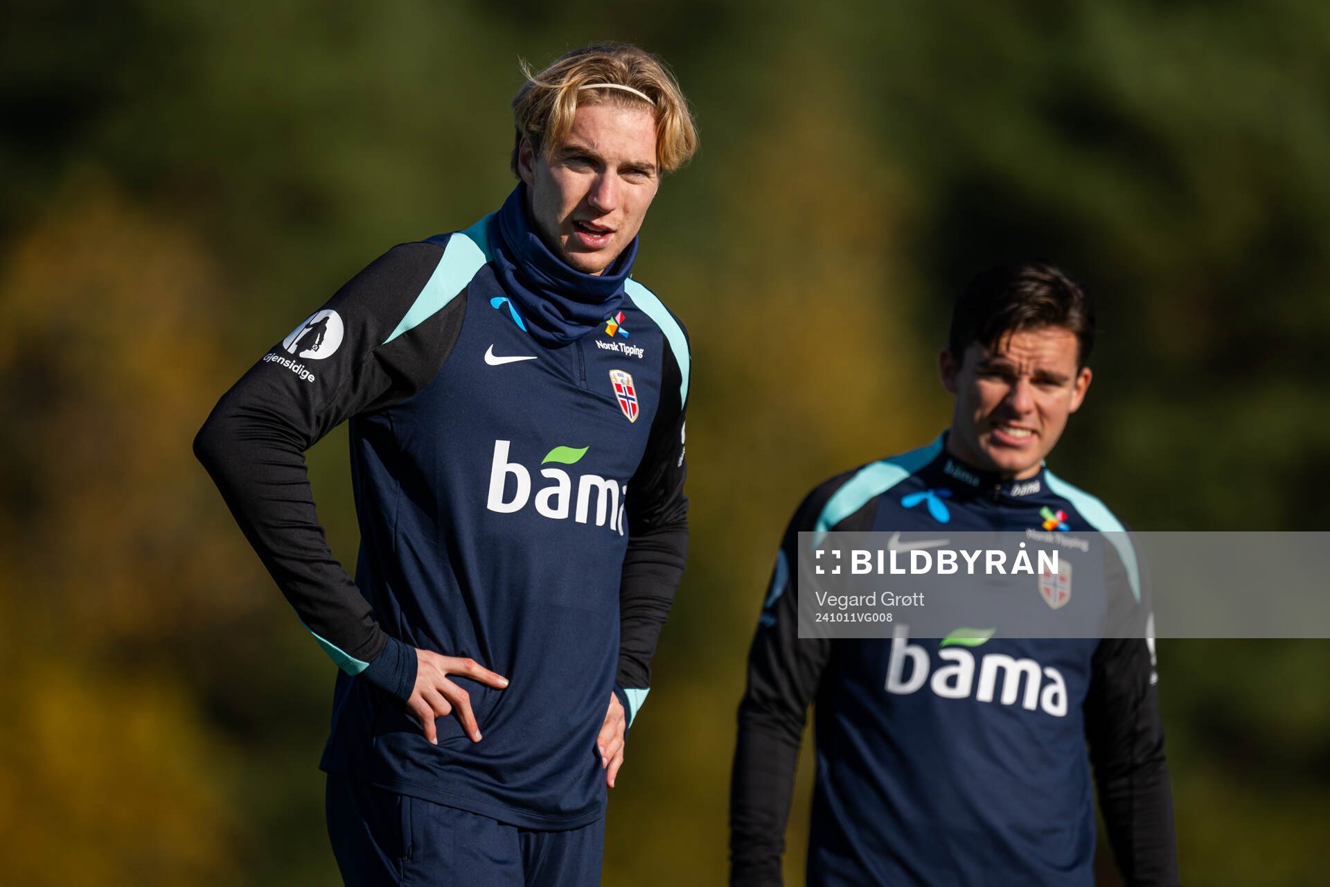 Kristian Thorstvedt and Hugo Vetlesen of the Norwegian