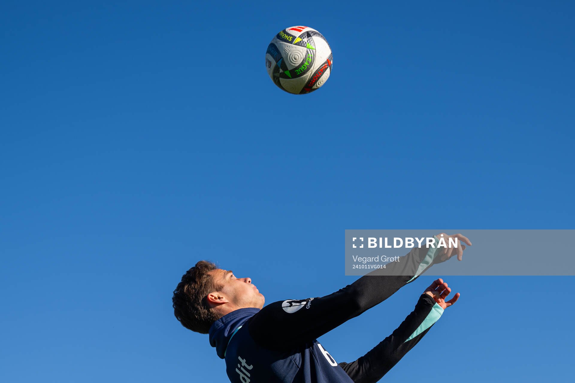 Felix Horn Myhre of the Norwegian national football team