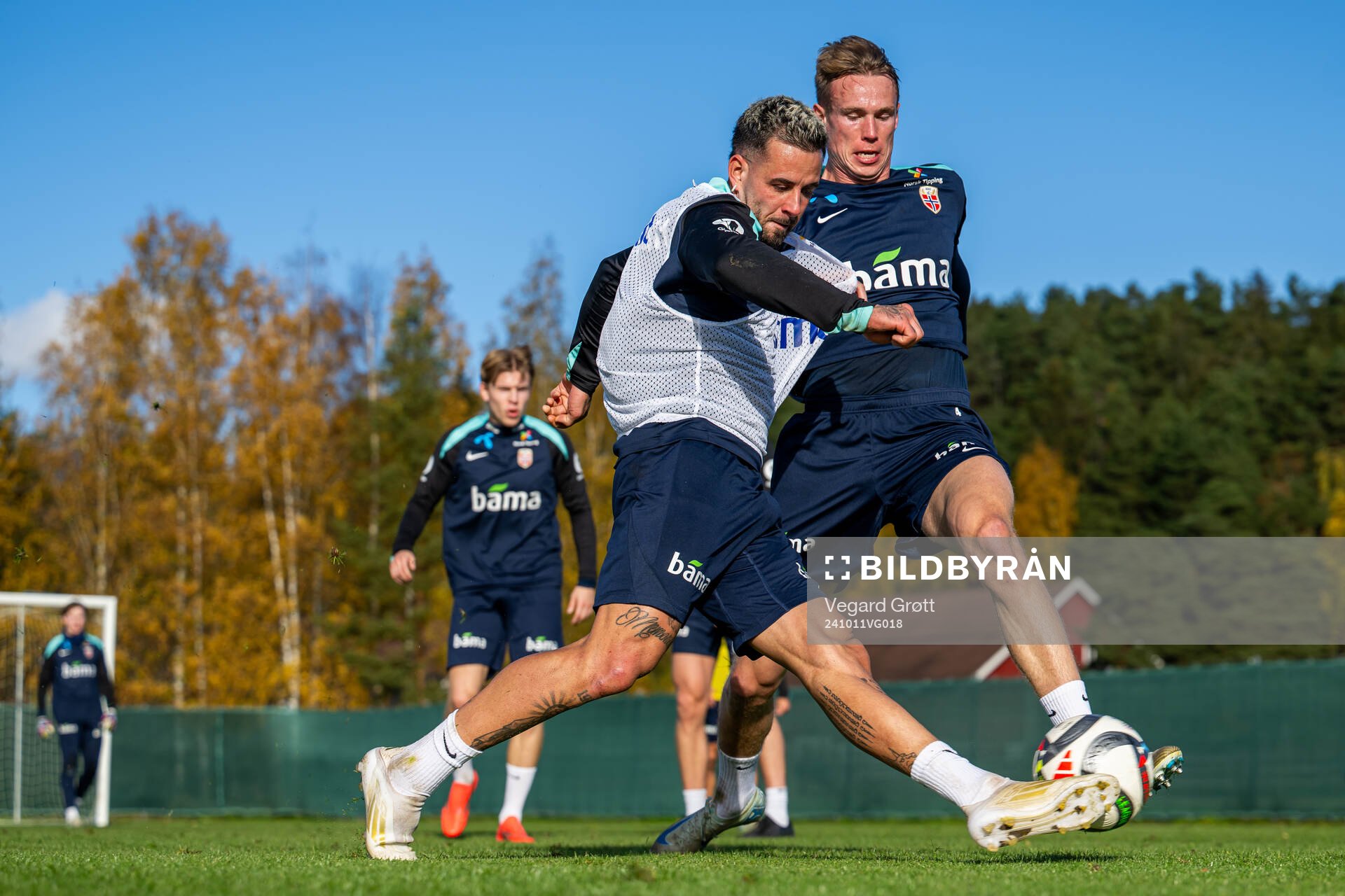 Aron Dønnum and Torbjørn Lysaker Heggem of the Norwegian