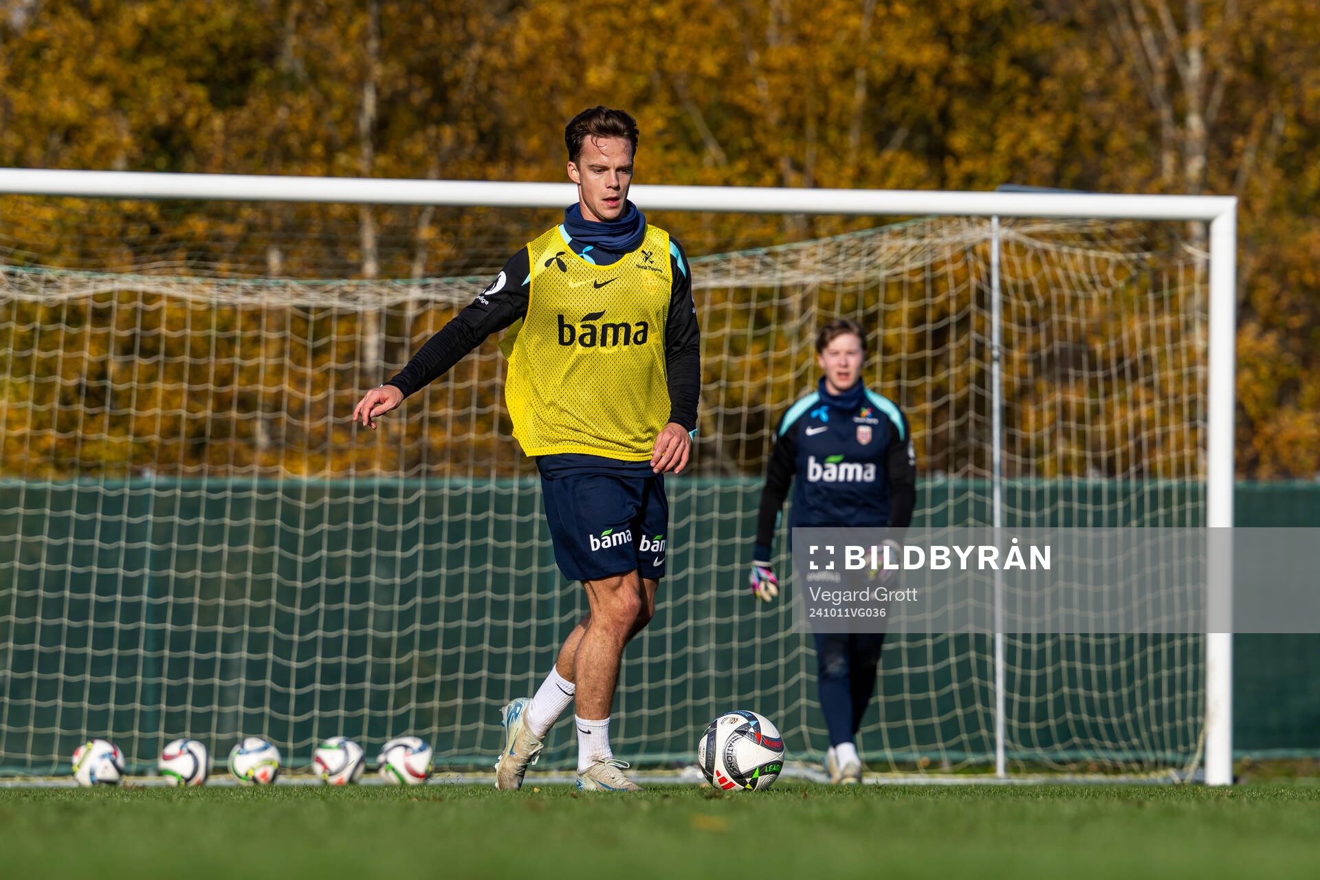 Felix Horn Myhre of the Norwegian national football team