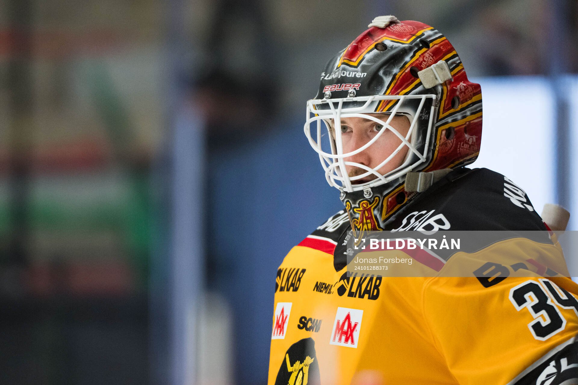 Luleås målvakt Joel Lassinantti