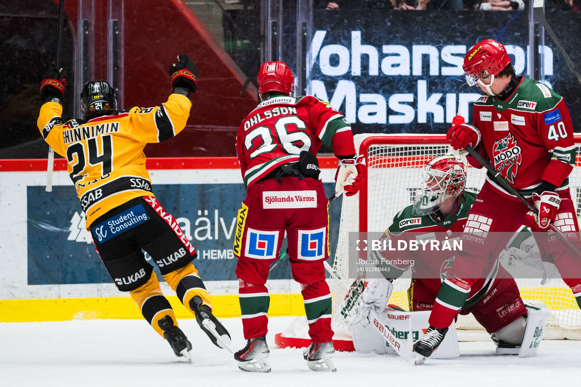 Luleås Brendan Shinnimin jublar