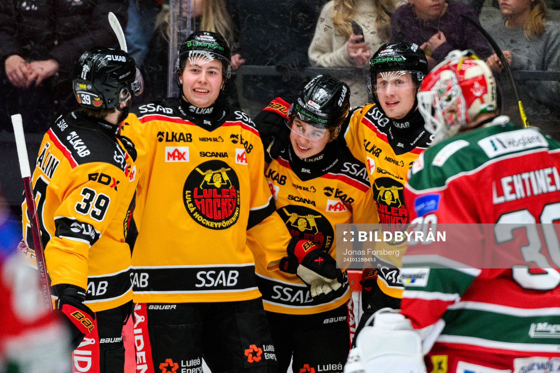 Luleås David Granberg jublar
