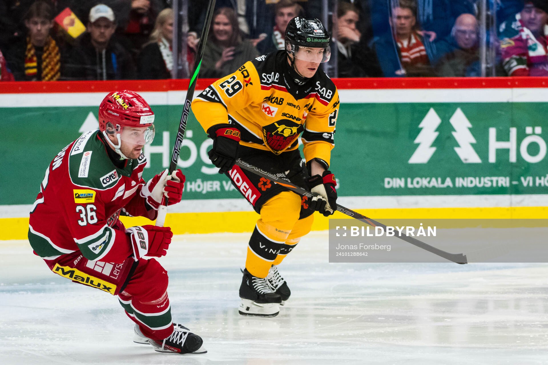 MoDos Johan Södergran och Luleås Erik Gustafsson