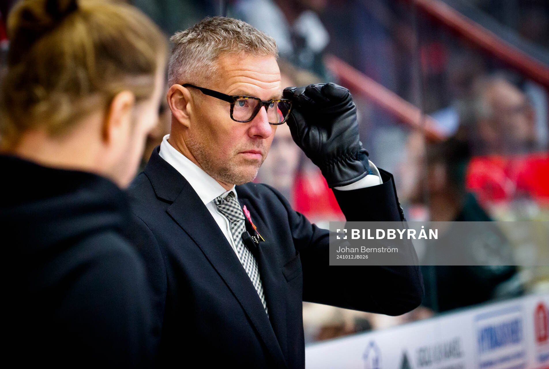 Färjestads assisterande tränare Johan Hedberg