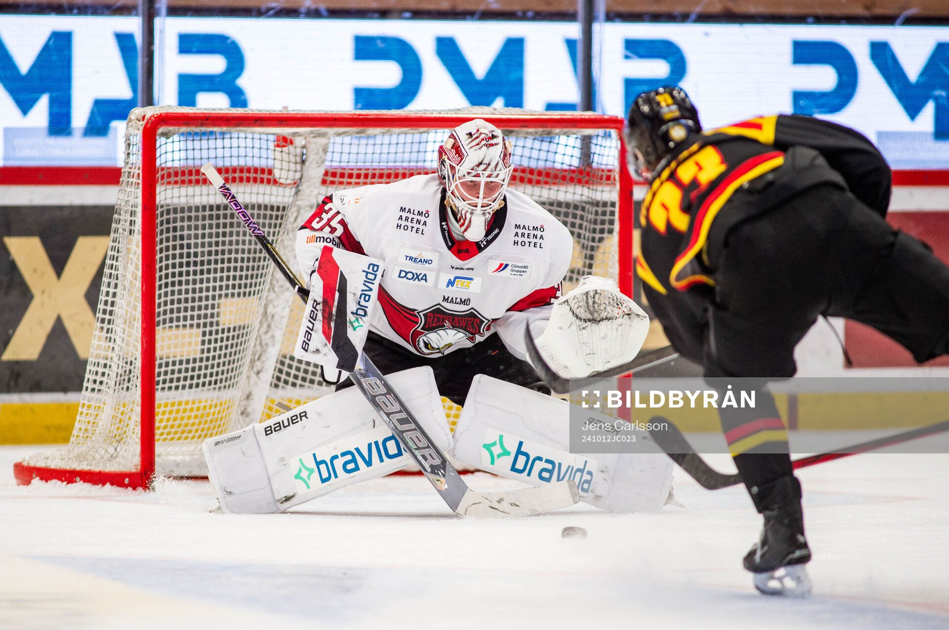 Malmö Redhawks målvakt Henri Kiviaho