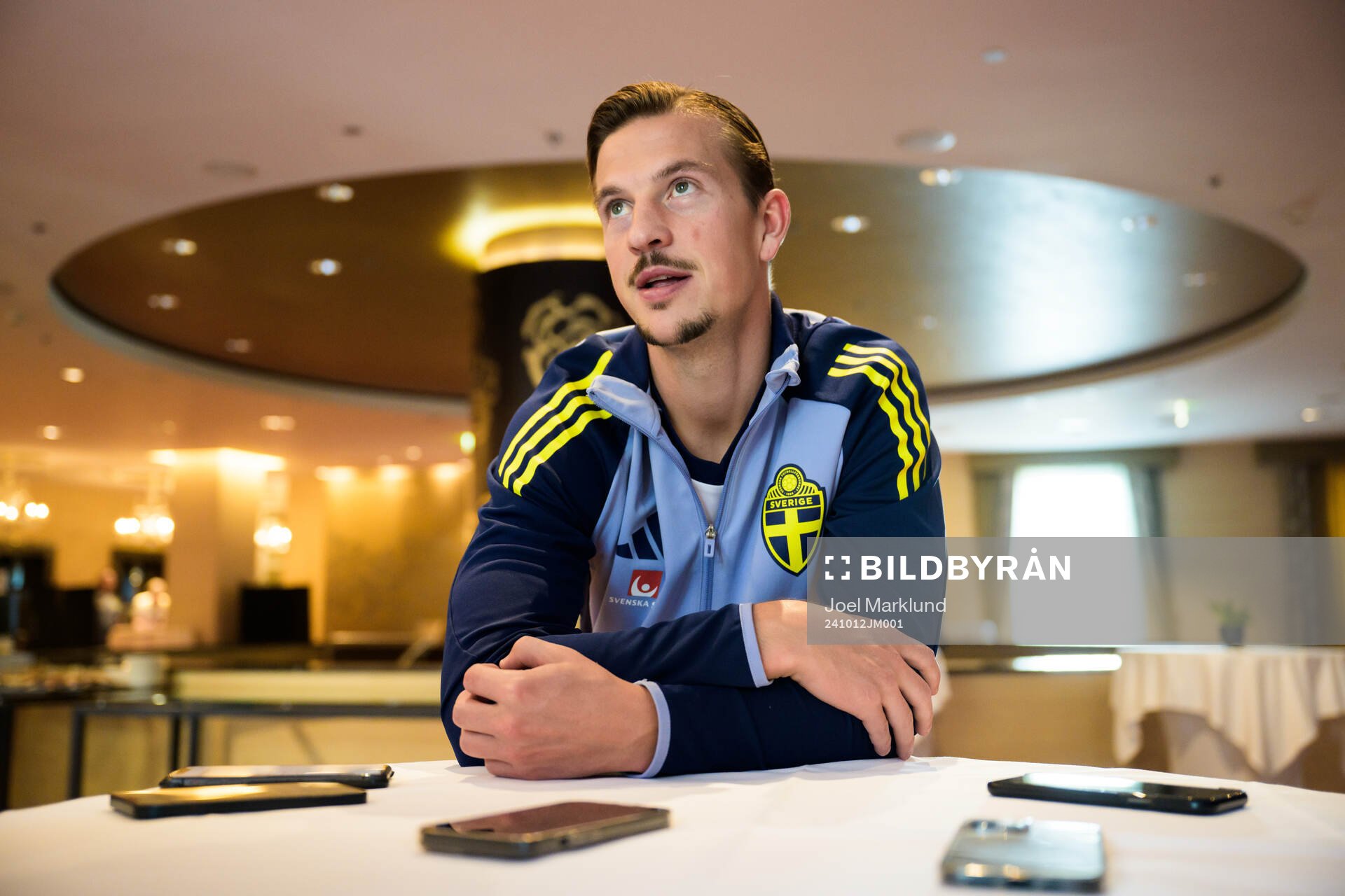 Simon Olsson of the Swedish men's national football team