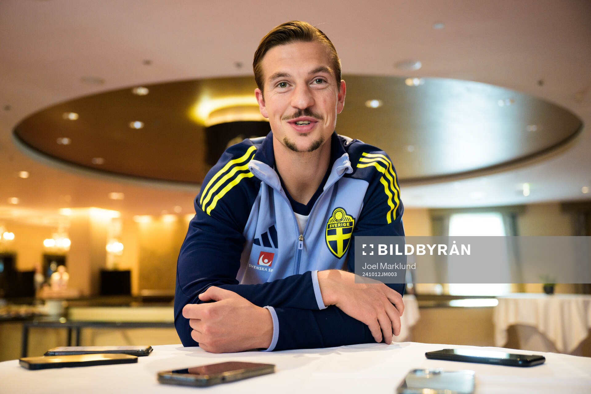 Simon Olsson of the Swedish men's national football team