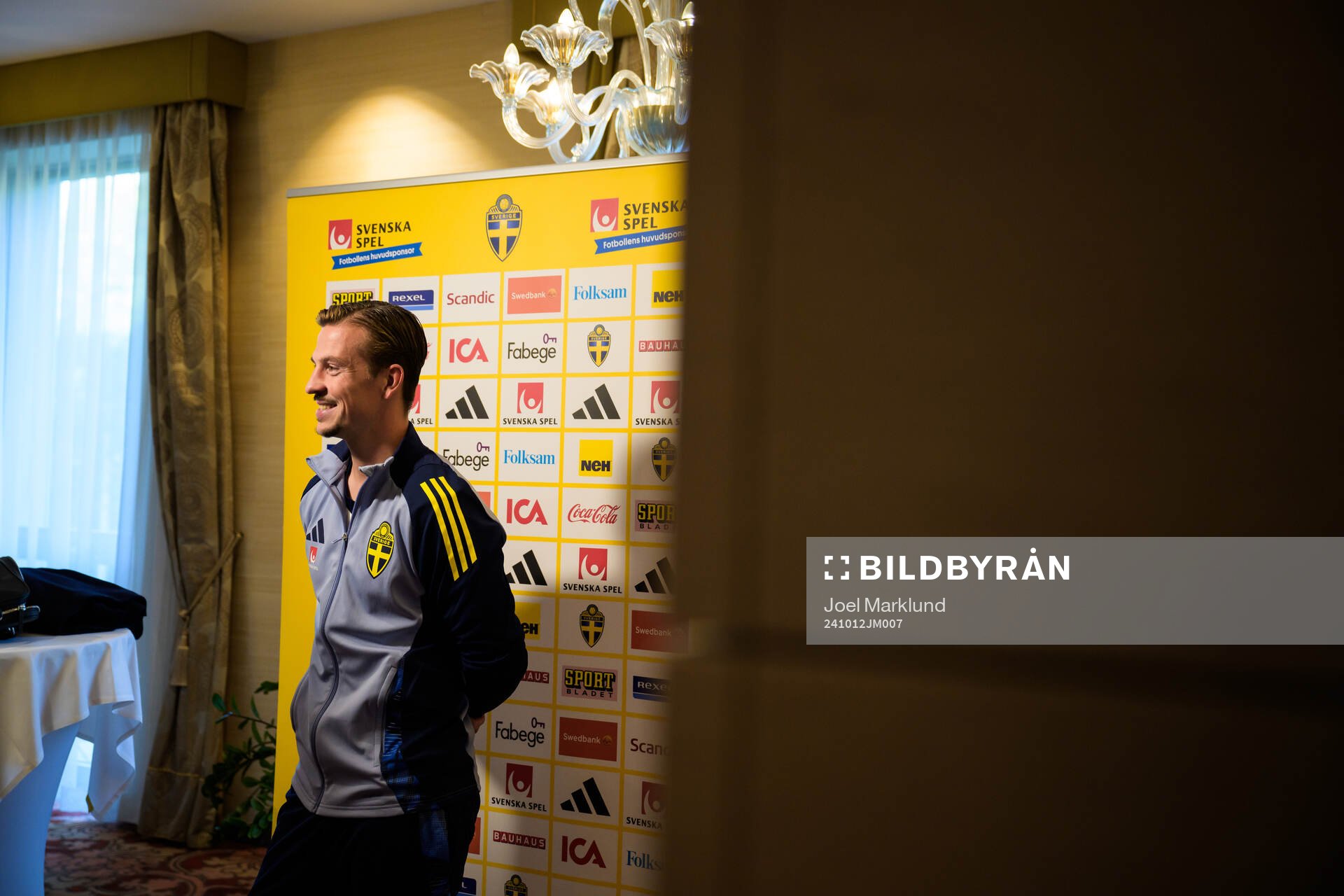 Simon Olsson of the Swedish men's national football team