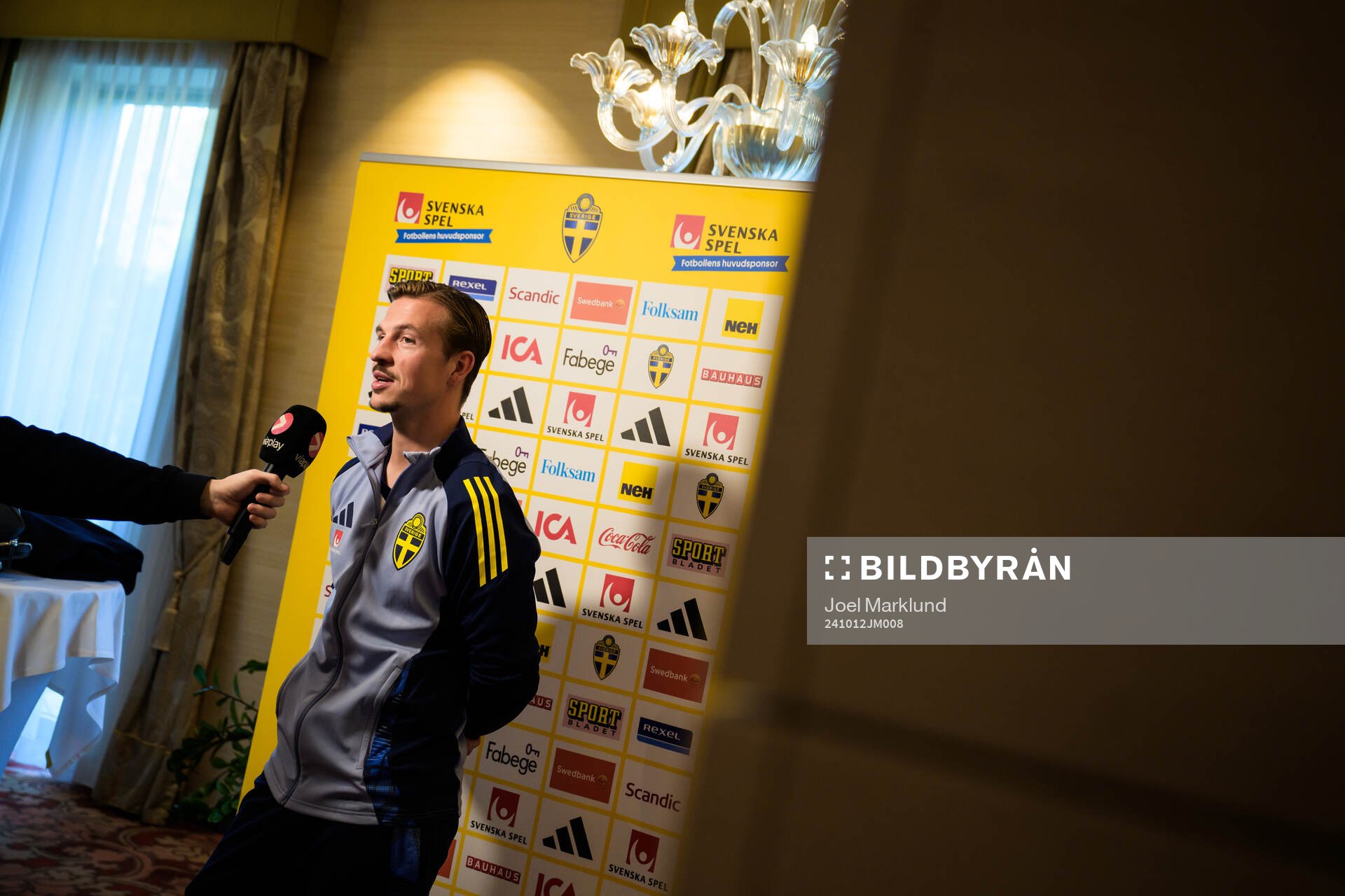 Simon Olsson of the Swedish men's national football team