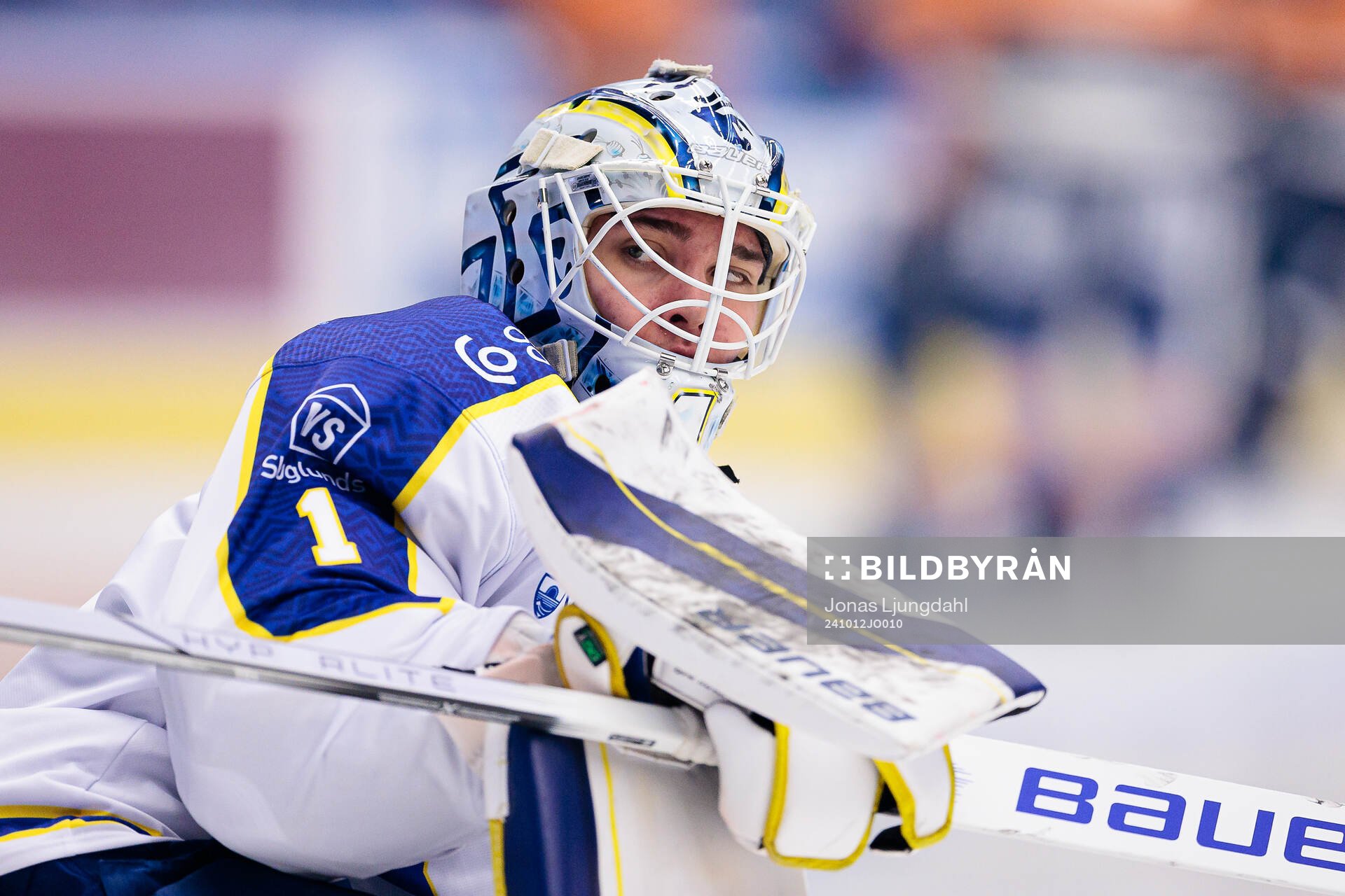 Leksands målvakt Marcus Gidlöf
