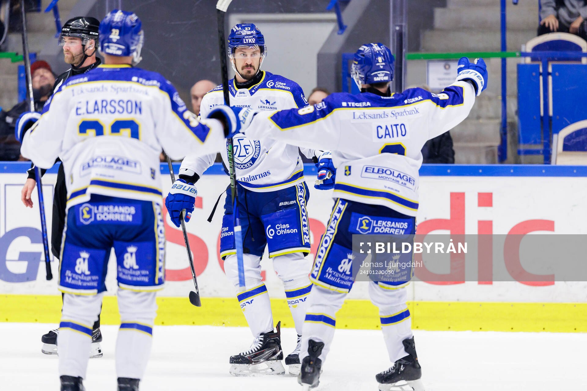 Leksands Marek Hrivik jublar