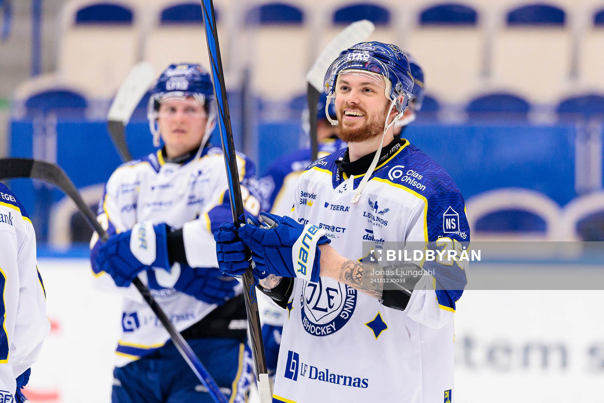 Leksands Lucas Elvenes jublar