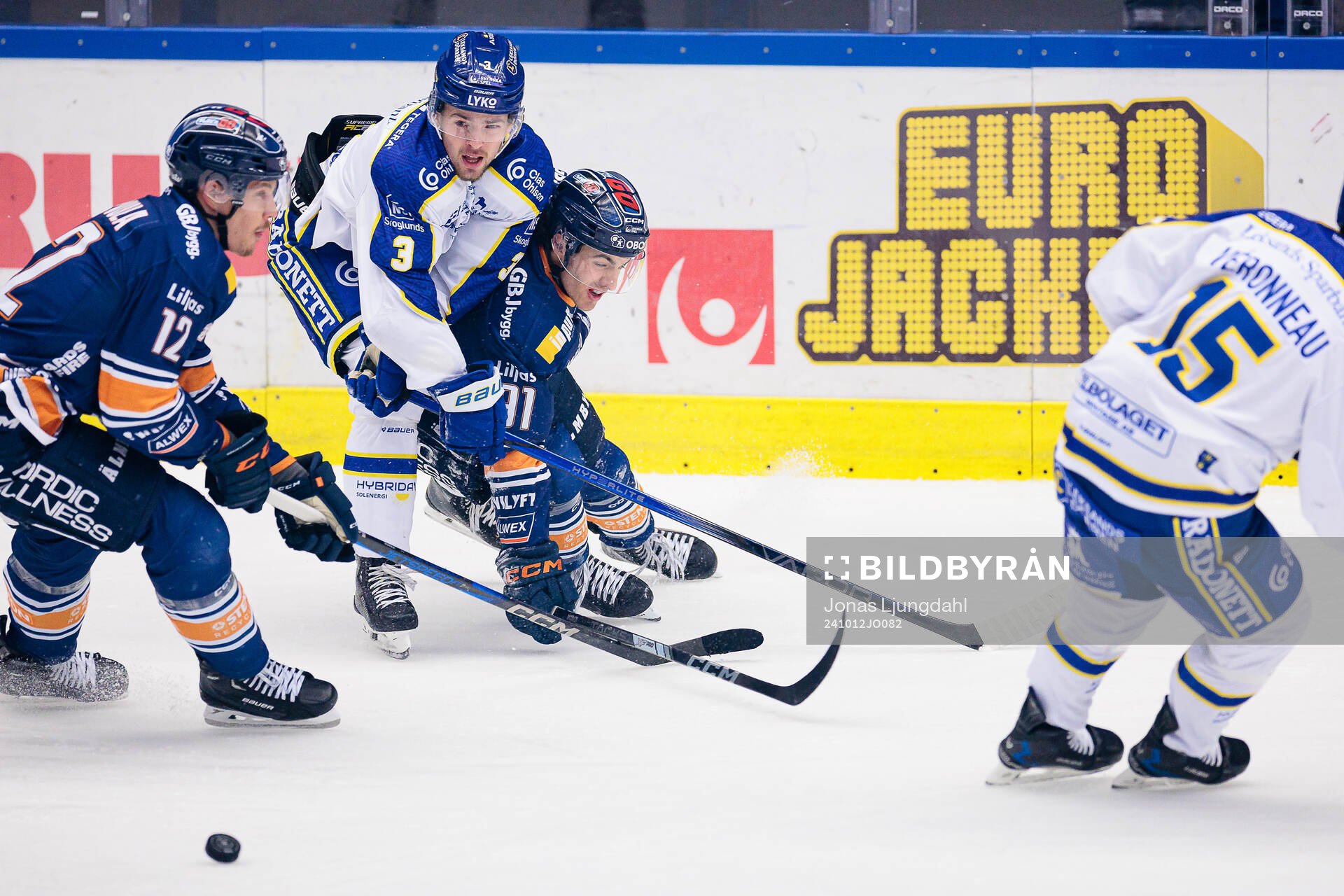 Leksands Fred Nilsson och Växjös Felix Robert