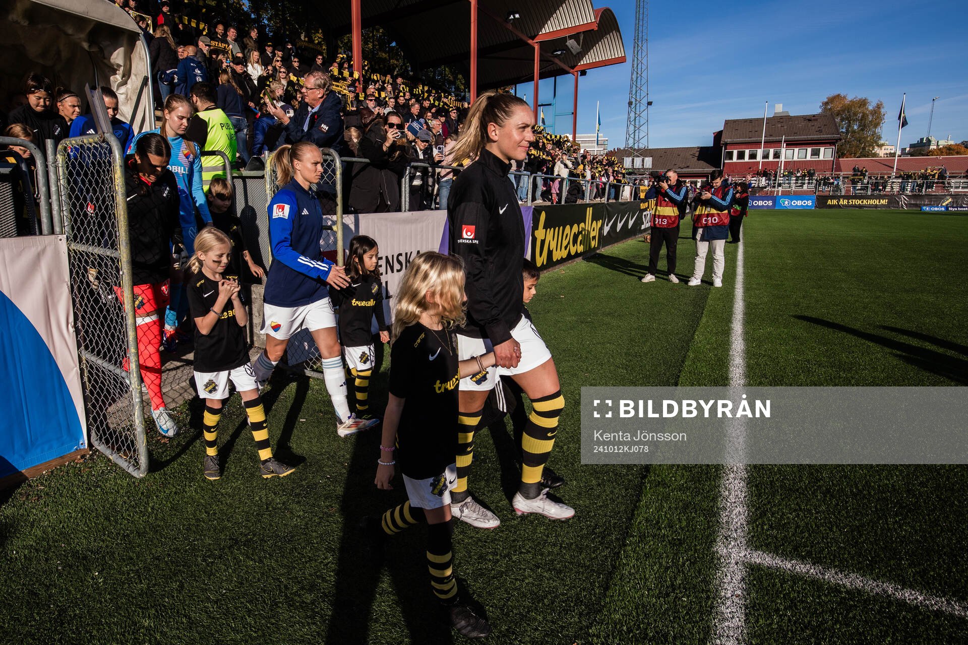 AIKs och Djurgårdens spelare