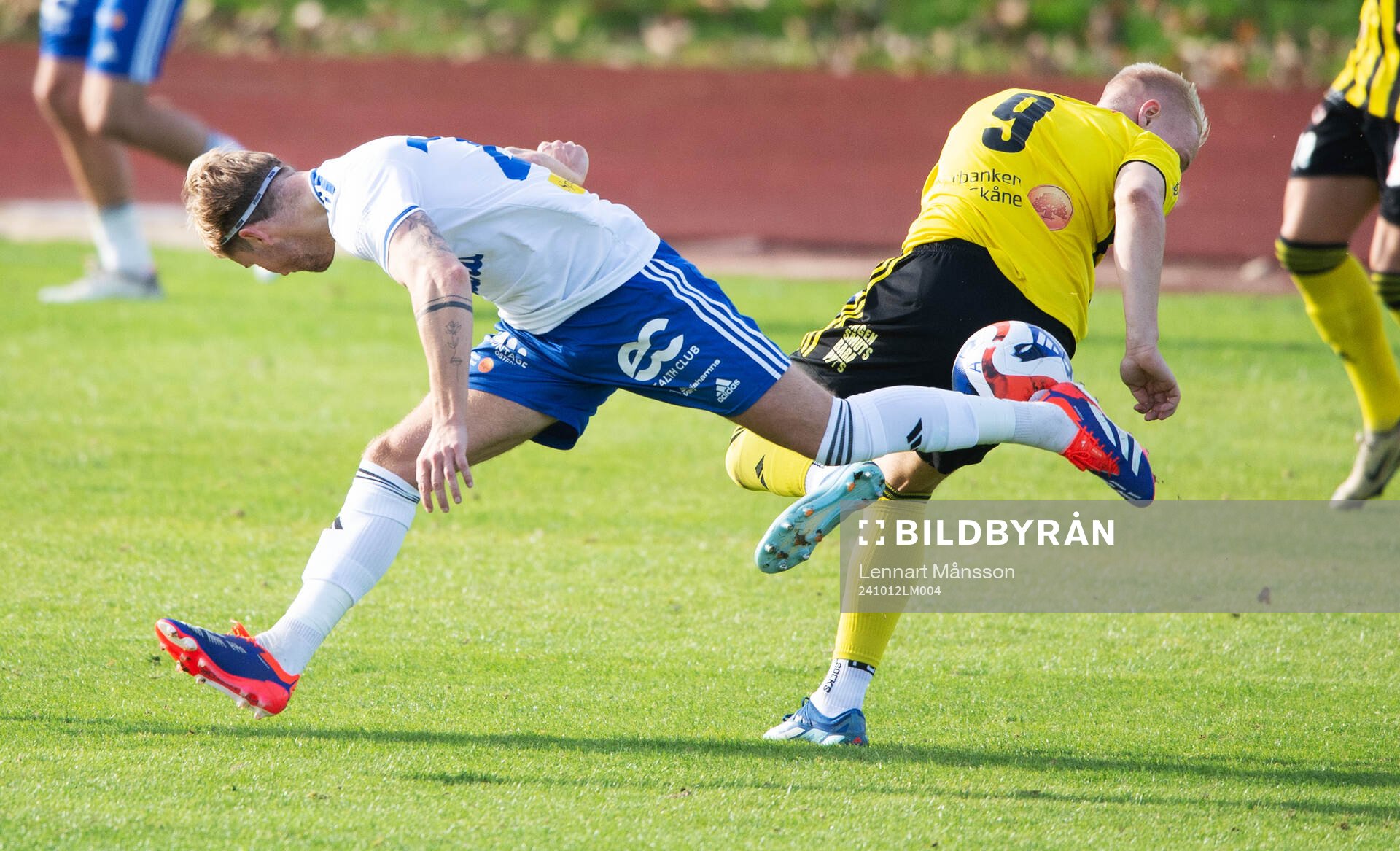IFK Hässleholms Alexander Sjöström i matchen i division