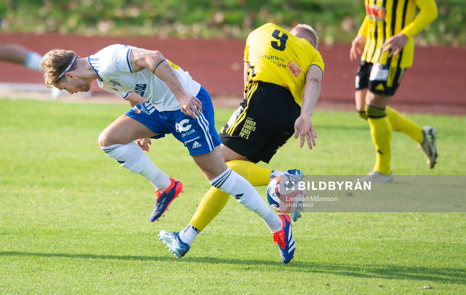 IFK Hässleholms Alexander Sjöström i matchen i division