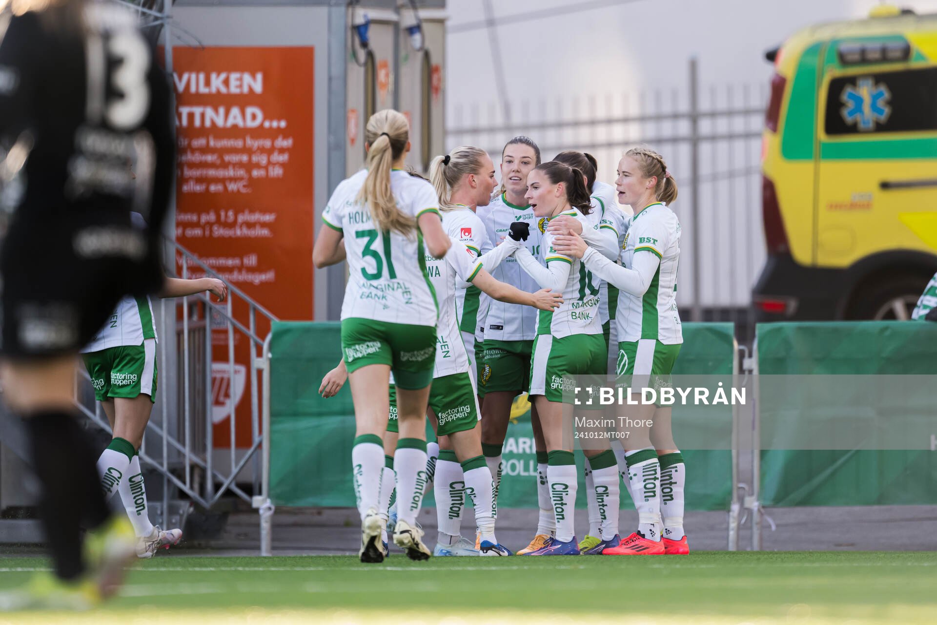 Hammarbys Vilde Hasund jublar