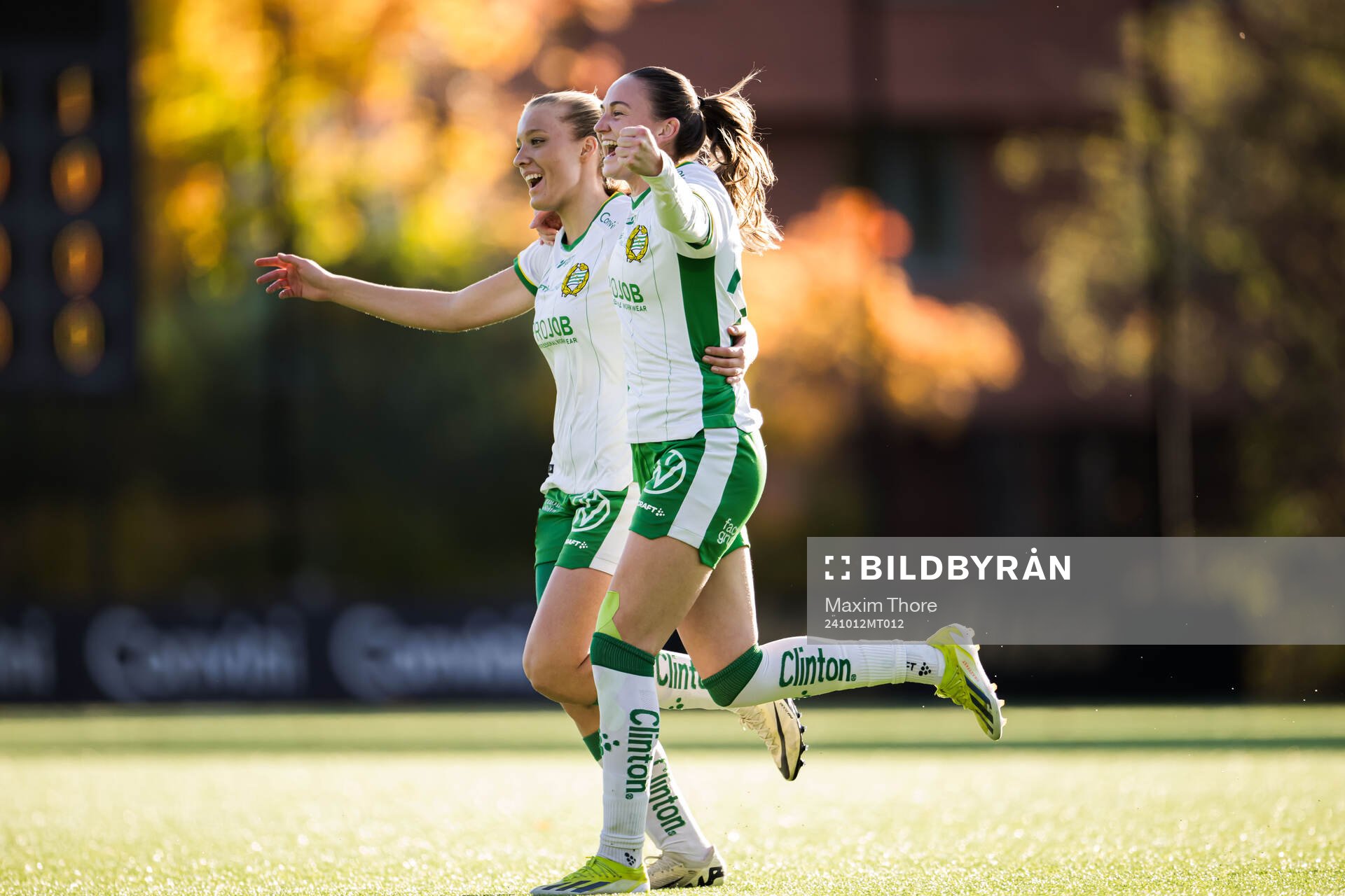 Hammarbys Vilde Hasund jublar