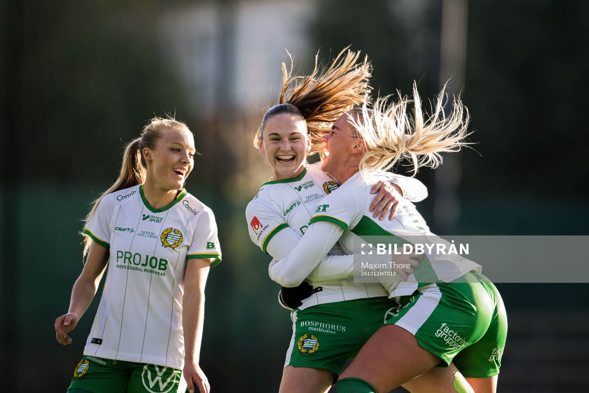 Hammarbys Vilde Hasund jublar