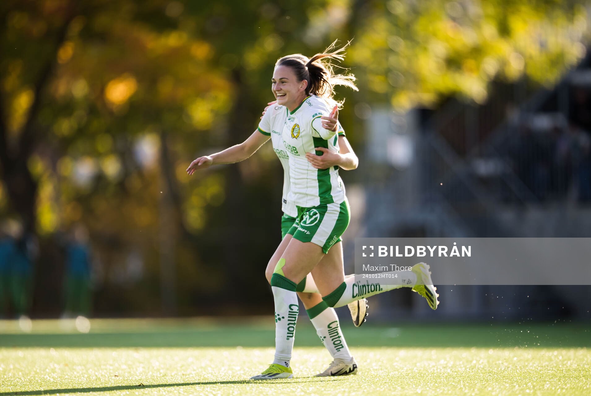 Hammarbys Vilde Hasund jublar