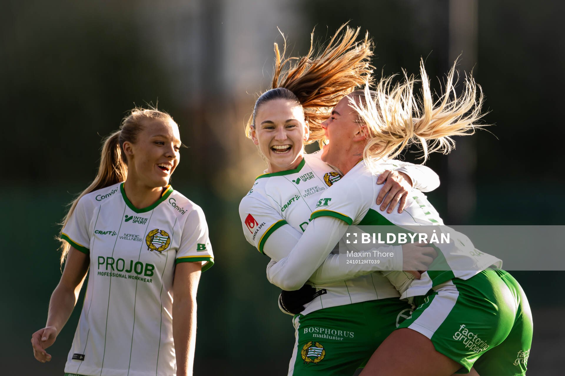 Hammarbys Vilde Hasund jublar