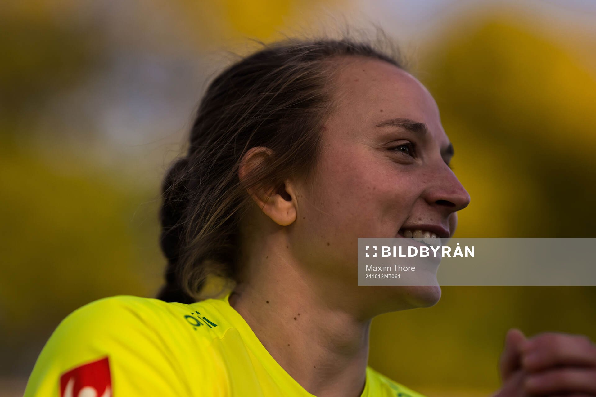 Hammarbys målvakt Anna Tamminen jublar