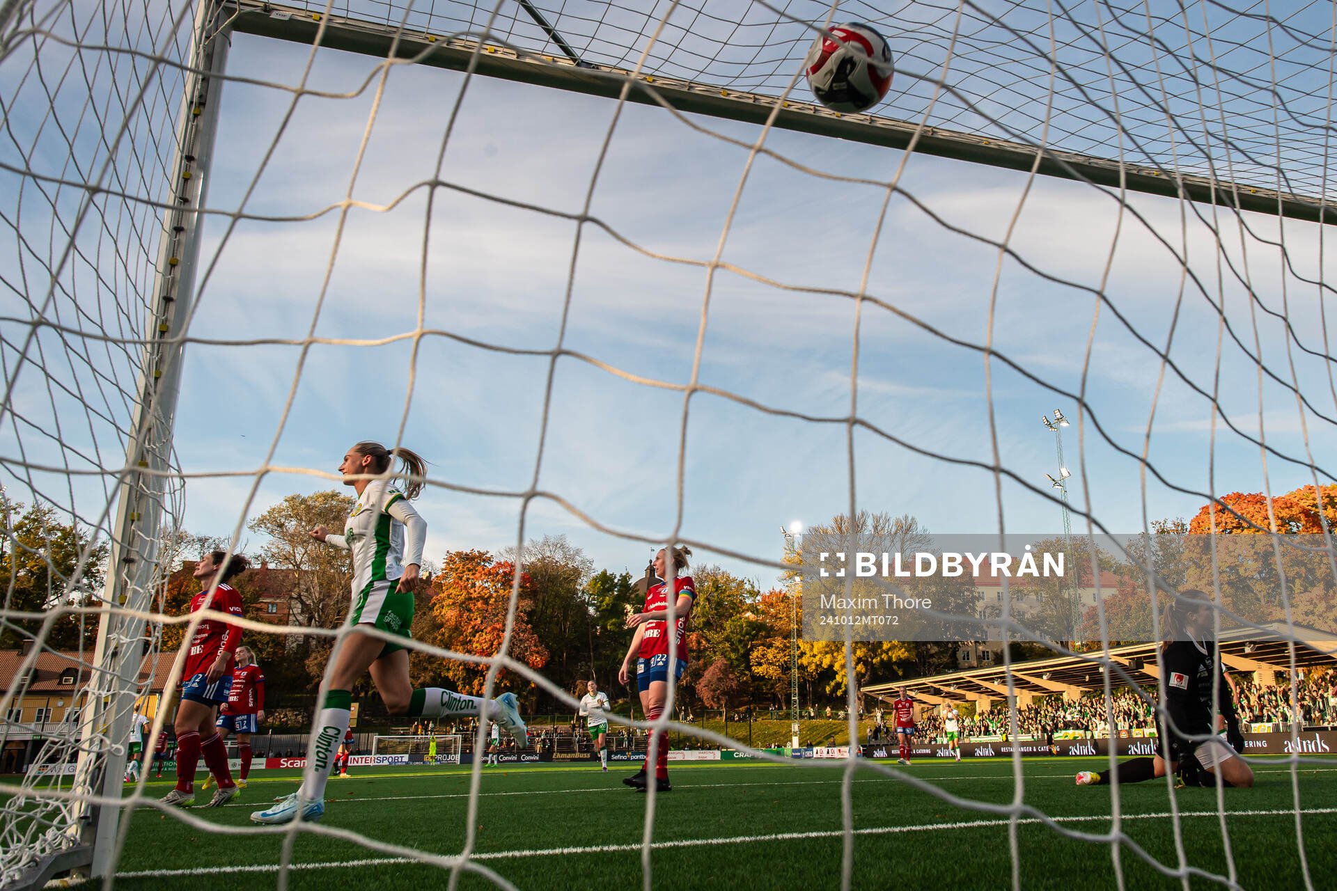 Hammarbys Ellen Wangerheim jublar