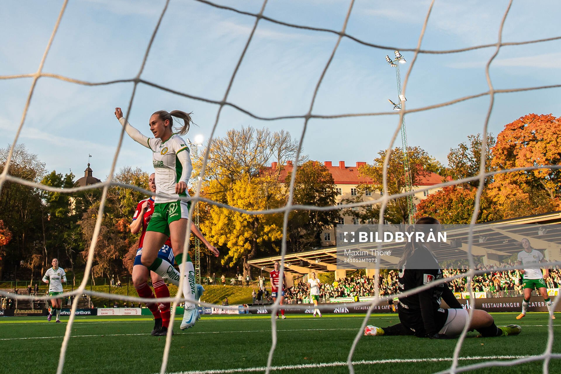 Hammarbys Ellen Wangerheim jublar