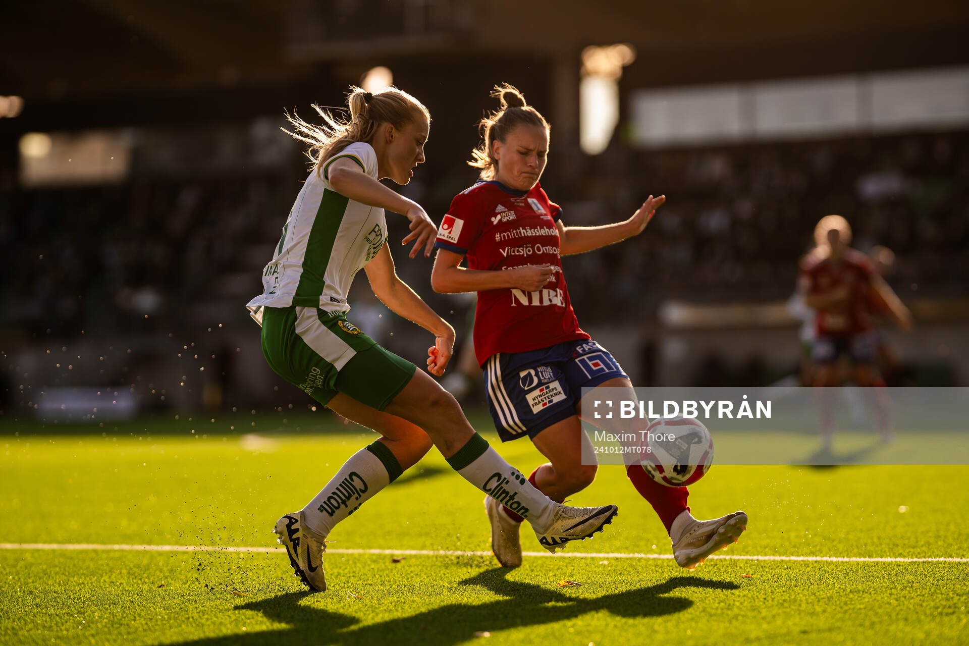 Hammarbys Smilla Holmberg och Vittsjös Julia Tunturi